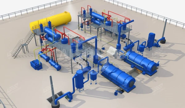 Сколько стоит система пиролиза для переработки масла из шин?