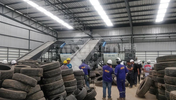 Переработка использованных шин в TDF с помощью шредеров AIShred